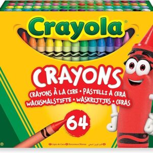 64-Pack Crayons with Sharpener