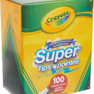 Crayola Super Tips Washable Markers 100 Count