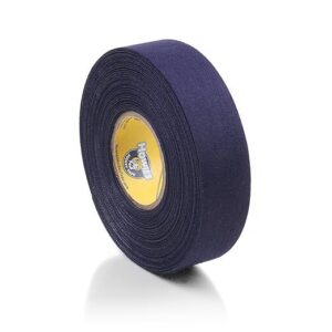 Howies Hockey - Navy Hockey Tape 1 Pack - Cloth Stick Tape - Strong, Long-Lasting Adhesive for Stick Blade, Lacrosse, Baseball - 1 Inch x 24 Yards - Professional Quality
