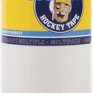 Howies Hockey - White Hockey Tape 5 Pack - Cloth Stick Tape - Strong Grip, Long-Lasting Adhesive for Stick Blade, Lacrosse, Baseball - 1 Inch x 20 Yards - Professional Quality for All Sports